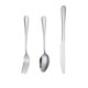 Yuexiang Edelstahlmesser und Gabellöffel Western Essgeschirr Set Dessert Mischlöffel Fruchtsalat Instant Nudeln Fork Steak Messer Edelstahlmesser und Gabellöffel 3 Teile (SH6628)