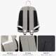 Für immer kultivieren Sie einen einfachen Rucksack für Männer und Frauen Rucksack Solid Color Junior High School High School College -Schultasche für Reisetaschen Computertasche 9227 Schwarz