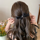 Chimera (CHIMERA) Spring Clip Bow Hairpin Ponytail Half-tied Hair Accessory Hairpin for Girls with Small Hair Volume at the Back of the Head Birthday Gift