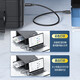 喆凡适用HP惠普打印机数据线OfficeJet Pro OJ OJP DeskJet DJ Laser MFP喷墨复印一体机电脑USB连接线 黑色1米数据线带屏蔽磁环 惠普4829 4828 4877