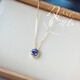 DL 1998 Fat Donglai same style tanzanite necklace Japanese starJewelry natural 18K gold natural tanzanite necklace