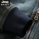 JEEP SPIRIT春季牛仔外套男韩版青年宽松春秋飞行员工装夹克大码棒球服潮 687深蓝 S