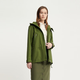 AIGLE AIGLE jacket star's same style windproof, rainproof, breathable, sports casual, fashionable fishtail women's jacket, basil green AR866 40 (170/92A)