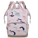 Mochila Guiqi Mother and Baby Mochila 2024 Nuevo capacidad Ligera de leche portátil Ligera mochila multifuncional para bolso de hombro 2024 [rosa]