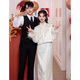 Vêtements de fiançailles Beiyao pour les femmes dans les vêtements de fiançailles de printemps et d'été pour le certificat de mariage de style chinois Enregistrement
