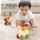 E7 Life Pressing Toys Return to Rickshaw Children's Car Learning to Climb Toys Infant Education Early Education Drop-resistant Children's Toys Pressing Toys Yellow Model [Little Giraffe]

