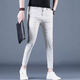 KuRenTou pants men's summer nine-point pants men's casual pants Korean style trendy slim fit small feet 2025 new 9-point men's pants CJ9905 dark gray 28
