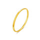 Ningfeng Sansheng III plain ring 9999 pure gold ring for male and female couples, aperture tail ring for girlfriend, glossy ring No. 7 1g