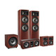 Jblstudio680/690/698 Cine de cine en casa Sala de estar Sala de estar Fiebre Hifi Audio 5.1 canal Basco envolvente Audio Player [Versión estándar] Studio680 Par-Brown Red
