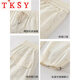 TKSY off-white down pants women's outer wear new winter workwear straight Northeastern cotton pants white duck down lining cold-proof pants beige XL /29 size (suitable for 116-125 Jin Jin equals 0.5 kg)