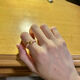 WATCHTHISWT Hello Kitty 999 Pure Gold KT Cat Gold Ring Women's Ring Valentine's Day Birthday Gift KT Cat Ring About 0.1g