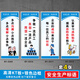 Factory workshop safety production slogan 5s6S corporate culture publicity management system brand 7s8s warehouse quality standard BY11155 30x80cm
