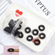 Durable telephone cord Korean style spring rubber band hair tie small headband hair tie black telephone cord-20 pieces