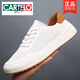 Cartelo 2025 Nuevos zapatos de cuero genuinos de verano para hombres Casco Hollow Hollow Inner Altura Inhancial Deslice sin deslizamiento SUGO SOMPLE SOLO JUVITUD White Black 9902 41 Tamaño estándar de zapatos de cuero