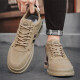 Changxiang Huili Herrenschuhe Sommer 2025 Neubauten Arbeit Arbeitsschutzschuhe für Arbeit nicht rutschfeste Kleidung-resistente Freizeitschuhe für Männer Khaki 42