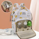 Mochila Guiqi Mother and Baby Mochila 2024 Nuevo capacidad Ligera de leche portátil Ligera mochila multifuncional para bolso de hombro 2024 [rosa]