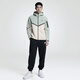 Nike NIKE Men's Knitted Hooded Jacket Trendy Fashion Fashionable and Versatile HV0950-020 White Green L