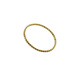 Mi Ling Korea imported pure 14K gold ring small ring smooth simple twist ring ring ring joint two-finger ring spot twist rod ring No. 17