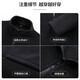 SHANSHAN Jacket Men's 2025 Winter Business Casual Men's Removable Liner Plus Velvet One-Wear Three-Wear Long-Sleeved Jacket Black L /175
