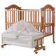 Maîtrise (XS) Berceau lit multifonctionnel lit d'enfants lit bébé lit épisser lit en bois massif berceau simple lit simple + matelas (berceau + moustique net)
