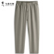 Tanzen Sie mit dem Wolf [Speed ​​Dry 3.0] Dehnen Sie Casual Hosen Männer 2025 Sommer Neue Elastische Taille atmungsaktive Männer -Hosen 4056 Khaki 701 3xl (185)