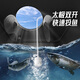 Fishing source live fish bucket winter fishing fishing portable sub-package fish box foldable fishing box wild fishing special one-piece 35cm blue