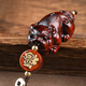 Car key chain pendant for men's key chain bag hanging pendant rope safe Rose Sandalwood Creative Pixiu A14-202