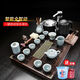 Qixuanyuan Kung Fu tea set kettle integrated fully automatic tea making set household tea tray high-end tea table solid wood tea sea