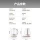 Joyoung Health Kettle 1.5L Tea Maker Electric Kettle Boil Kettle Electric Kettle Boiling Kettle Insulation Tea Kettle Glass Electric Tea Kettle Flower Tea Kettle WY125 Stew and Boil Both 11 Temperature Adjustments + 12 Function Menu 1.5L