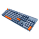 
Logitech K865 wireless mechanical keyboard Bluetooth keyboard 104-key full-size keyboard red axis Gaming keyboard (K845 upgraded model) Daily business office keyboard Misty blue-TTC red axis