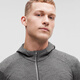 lululemon丨Surge Warm men's zipper hoodie LM3DH1S seagull gray steam gray mixed color L