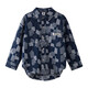 Zuoxi Boy Denim Hemdjacke dünne 2025 Neue Kinder Frühling und Herbst Tops Jungen Kleidung Denim Farbe 150