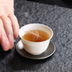Ci small bowl disposable rice husk cup kung fu tea cup with storage cup holder 60ml high-end heat-resistant tea tasting tea reception cup rice fragrant cup 2 pack (100 pieces) with storage cup holder
