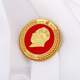 Ai Shao talks about Chairman Mao badge badge, great man's head, golden 3cm wheat ear badge, new brooch collection commemorative medal, Chairman Mao wheat ear 2cm badge