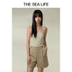THE SEA LIFE Ou Hai Yisheng Multi-color suspender vest for women spring and summer new style knitted vest 15736 Primrose yellow M