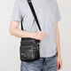 Coole Känguroo -Umhängetasche Herrenleder vertikaler Business Crossbody -Tasche für Männer lässig Cowhide Outdoor neuer Stil tragbarer Rucksack Trend Black 719