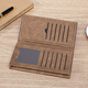Mashalanti Wallet Mend Wallet Long Wallet 2 Fold Multi-Fonction Sac Sac pour cadeau d'anniversaire pour garçons Cadeau pratique pour le petit ami et le mari. Couleur de café - boîte cadeau