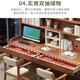 Huixun solid wood desk bookshelf integrated computer desk desk home bedroom extended study table student double writing desk walnut #double desk + bookshelf 160cm*60cm*75cm total height 190cm