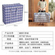 Miaoxinsi PE woven bag blue and white checkered sack moving packing bag snakeskin bag artifact 102L blue 3-pack