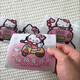 Electric car night reflective stickers hellokitty Katie cartoon personalized scratches covering bicycle accessories Katie Cat [all the way safe + keep the distance]