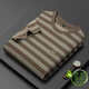 
MASTER POLO Paul T-shirt official brand luxury short-sleeved polo shirt men summer middle-aged lapel loose large size business casual military green 6195 L