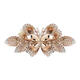 Yidaier High-End Butterfly Hair Clip 2025 Neues leichter Luxus High-End-Strass-Haarnadel-Karten-Geburtstagsgeschenk für Frau und Mutter F3188 [Champagnerfarbe] High-End-Exquisite Brand Spring Clip