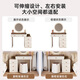 Zhixin Muwang 2025 new cream style solid wood dressing table bedroom cupboard integrated dressing table small apartment simple dressing table