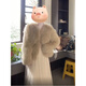 Tafu brand women's fox fur coat for women 2025 winter new small short small fragrance style fur coat apricot color L