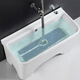 Ultra-rectangular high-foot home extra-large mop pool balcony ceramic mop pool washing basin mop pool M80+ Taiwan controlled drain 80cm extra long pool