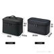 MUJI Makeup Bag Portable Travel Men and Women Waterproof Washing Bag Hanging Small Bag Makeup Box Storage Bag Blue Folding Bag