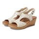 Skechers Women's Shoes Sandals Wedge High Heel Sandals Casual Outdoor Fashion Versatile Comfort White Size 35/US5