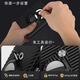 Qimo's new multi-functional business card bag RFID anti-theft card clip can be equipped with anti-loss device AirTag card box wallet anti-magnetic black