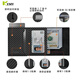 Qimo's new multi-functional business card bag RFID anti-theft card clip can be equipped with anti-loss device AirTag card box wallet anti-magnetic black