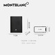 Montblanc wallet men's leather large class series folding wallet business card holder black one size 14108